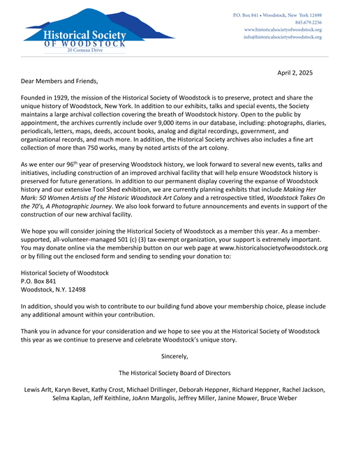 2024 Membership letter